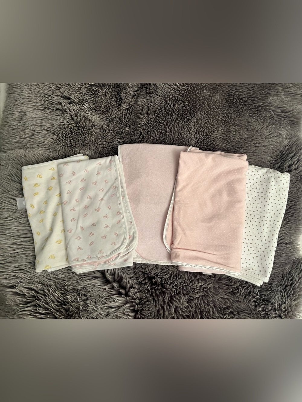 Blanket set (ralph Lauren, Gap, kushies)